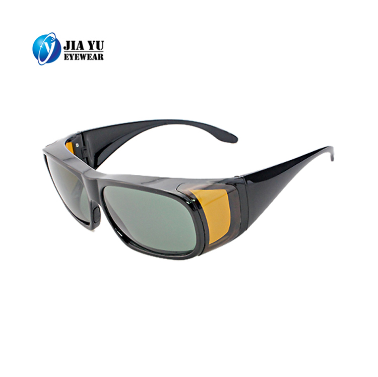 Green Polarized Lenses Safety Oversized Side Protection Fit Over Sunglasses Jiayu 